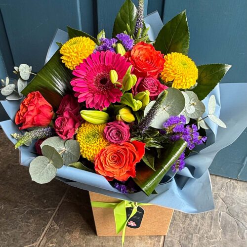 DK Hand Tied Bouquet - Vibrant Vibe